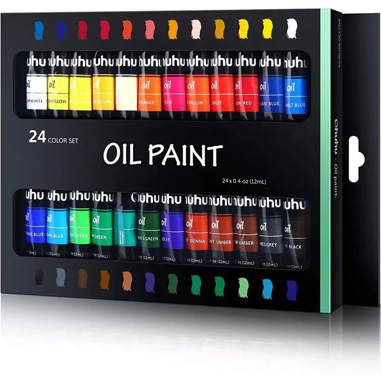 Pintura al óleo de tubo de aluminio