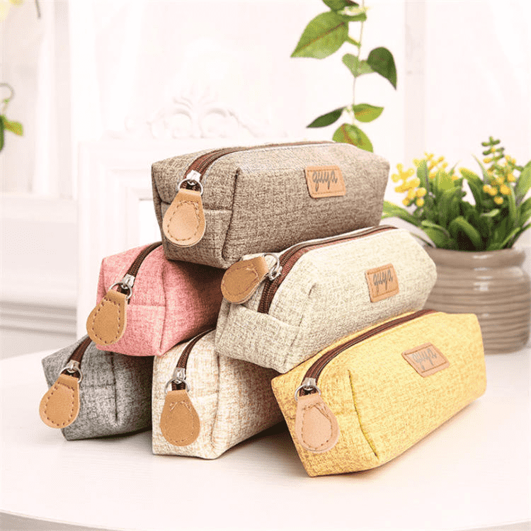 Bolso de lápiz de cuero sintético Bolso de lápiz de cuero sintético