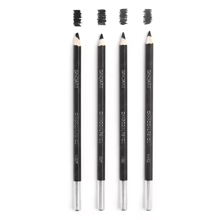 Color box packaging for art charcoal pencils