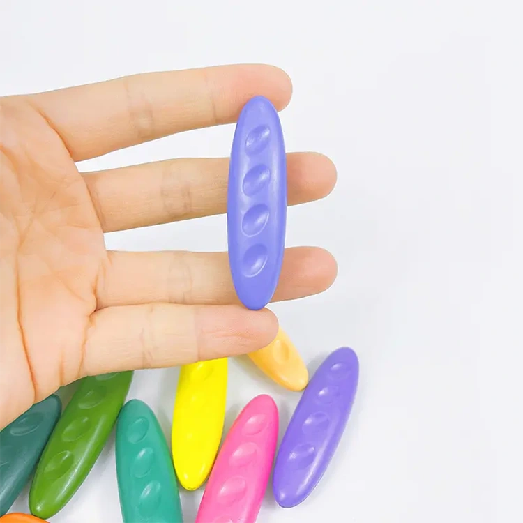 Crayón de plástico de varios colores para niños