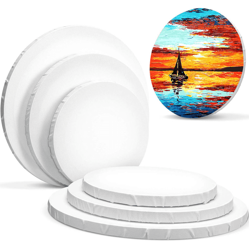 Lienzo de pintura redonda